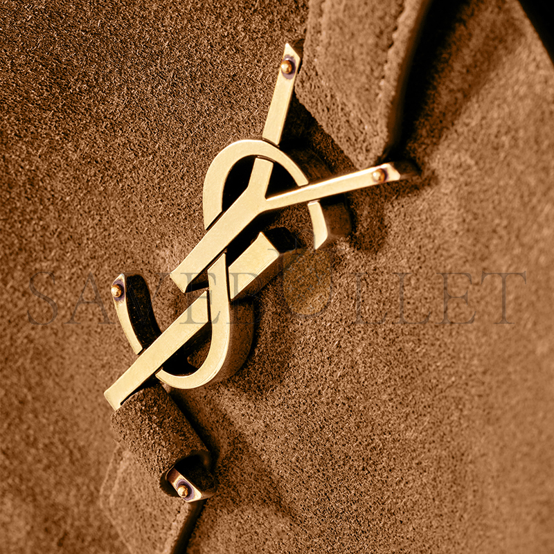 YSL LE 5 À 7 SUPPLE LARGE IN SUEDE 8505451U80W2916 (30*28*11cm)